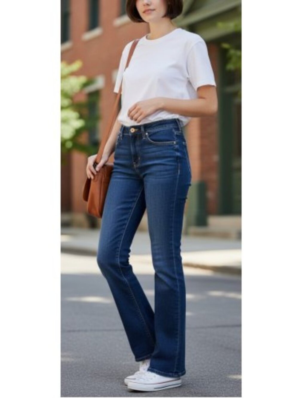 NWT Bootcut Stretch Denim JORDACHE Jeans Girls Plus Size 8.5 Adjustable Waist